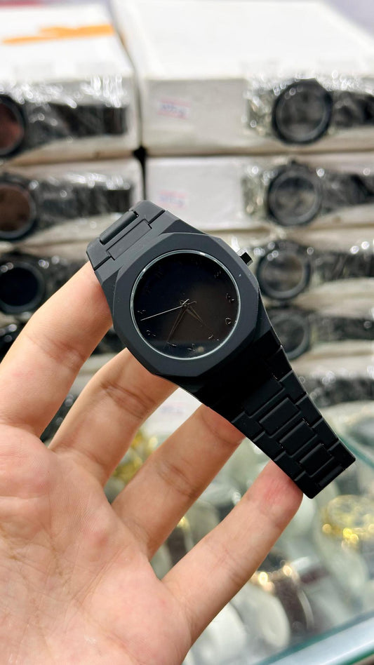 BLACK ARABIC AURA WATCH FOR BOYS