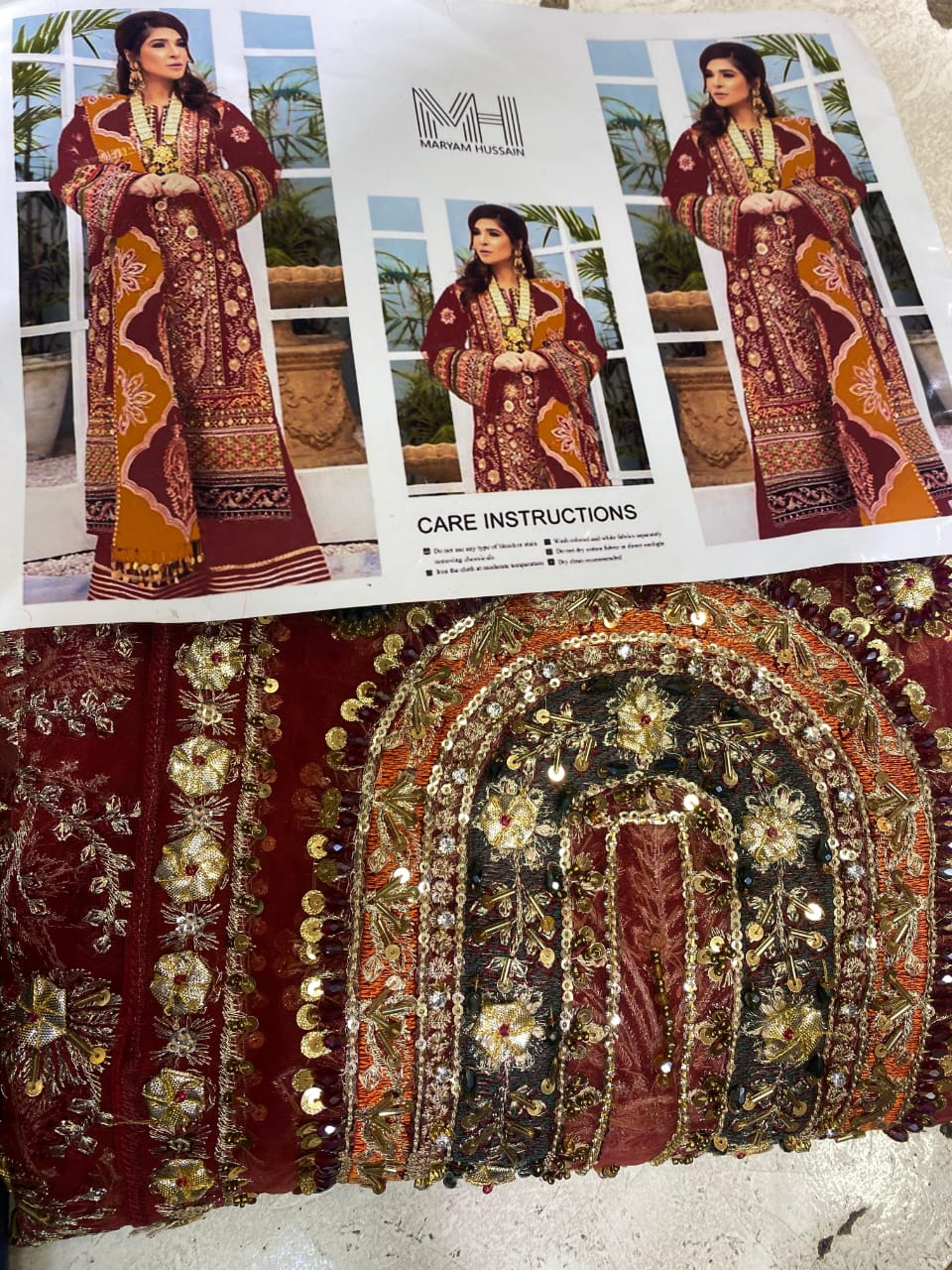 MARYAM HUSSAIN SUIT 3 PCS