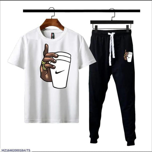 POLYESTER PRINTED TRACK SUIT FOR BOYS
