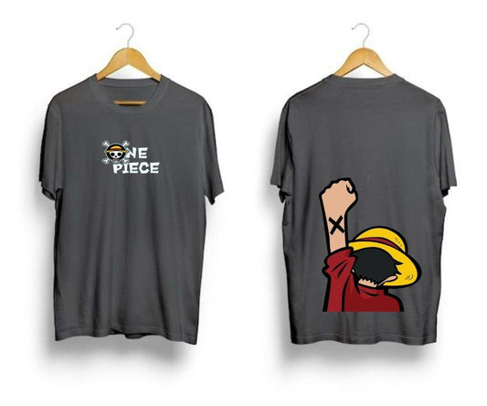 ONE PIECE PRINTED T SHIRTS FOR BOYS GREY COLOUR