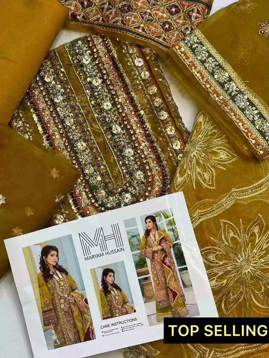 MARYAM HUSSAIN SUIT 3 PCS